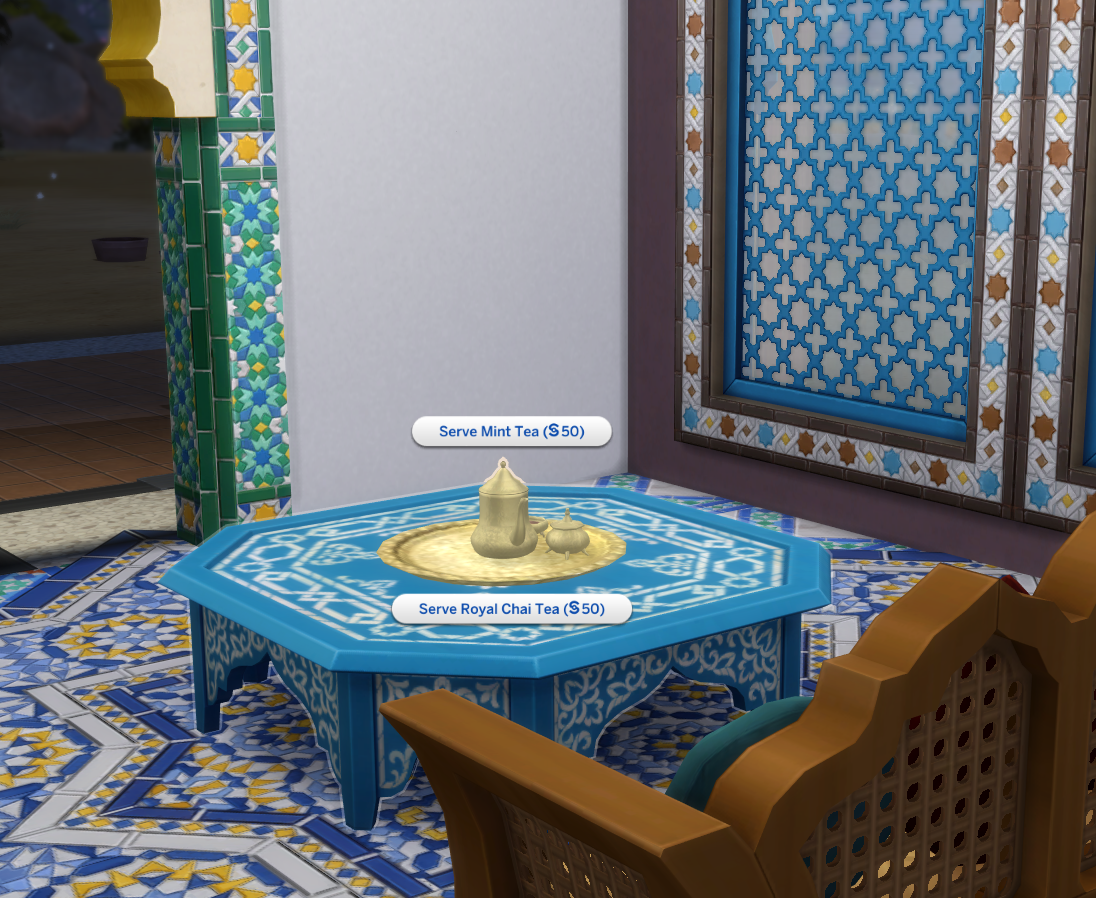 Moroccan Tea Set Screenshots The Sims 4 Mods