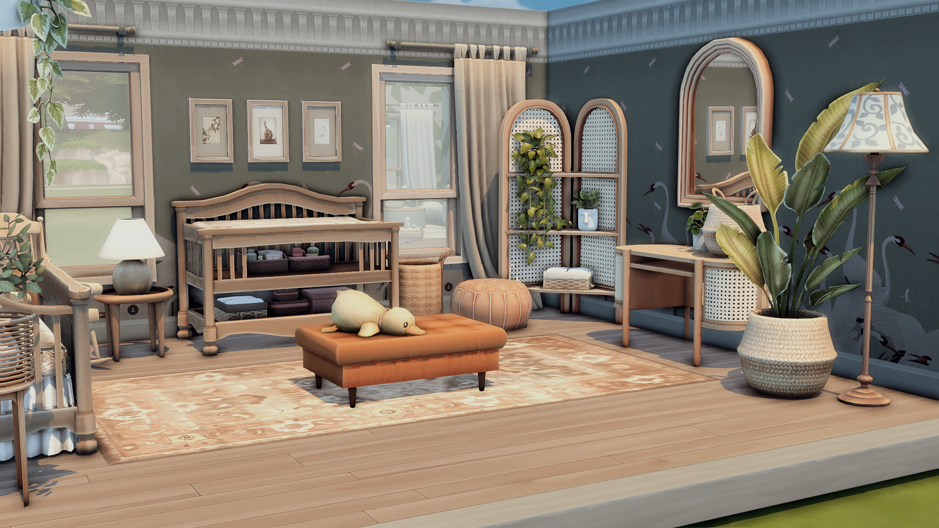 Boho Baby Bedroom CC Pack - The Sims 4 Build / Buy - CurseForge