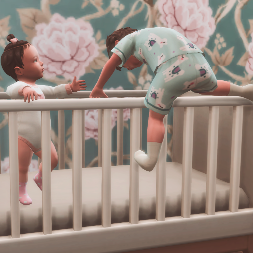 climbing over