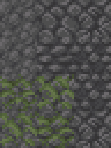 All of the Drystone variants currently in the mod, including the mossy variants where appropriate.