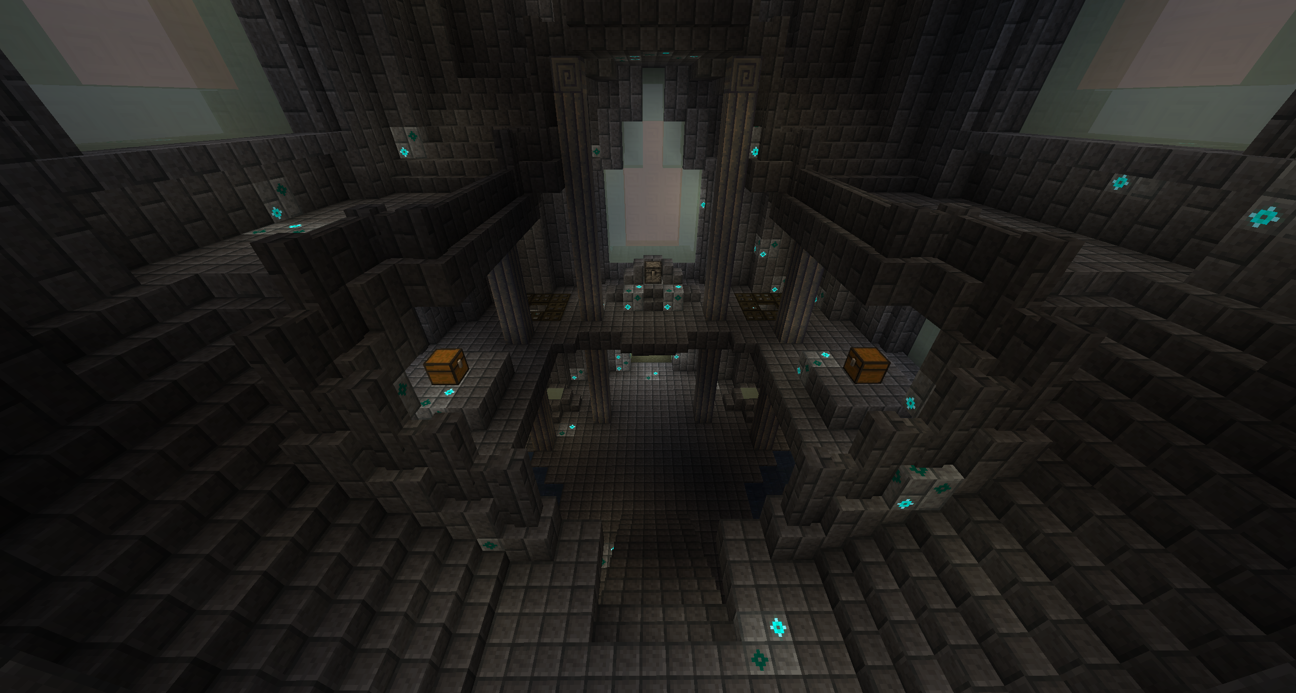 Upper view of the Platinum Dungeon