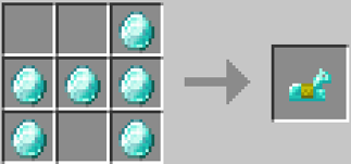 Diamond horse armor Recipe