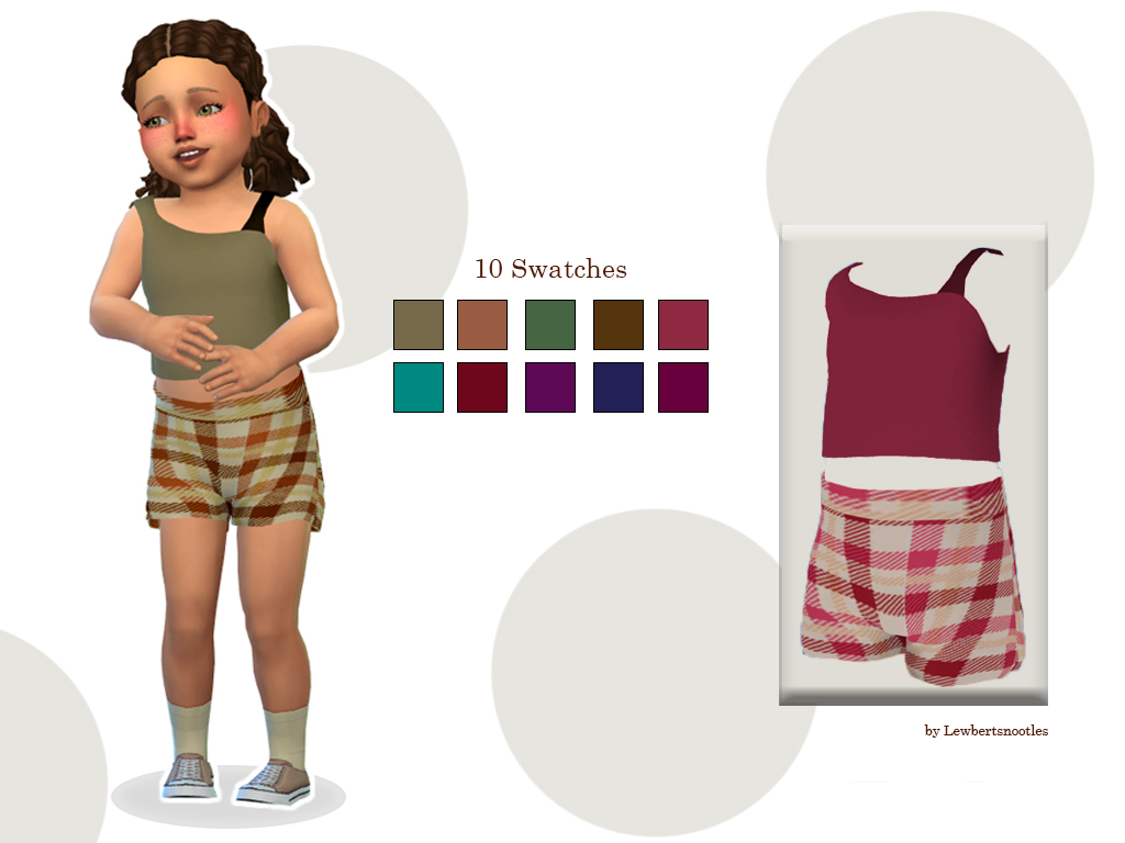 toddler plaid outfit