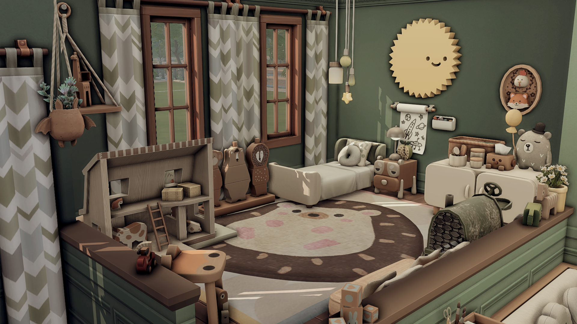 Download Boho Baby Bedroom CC Pack - The Sims 4 Mods - CurseForge