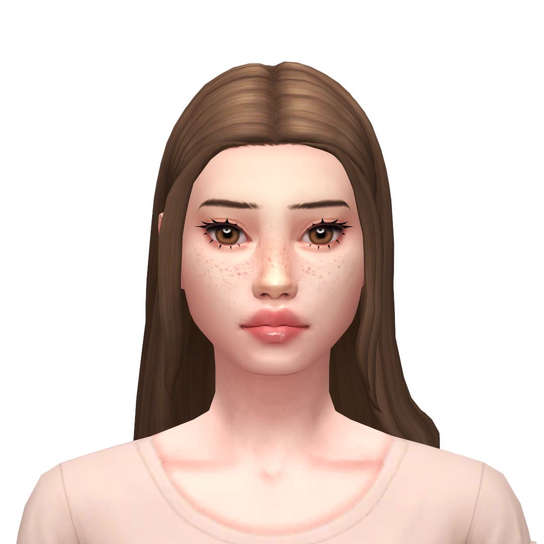 Serene Straight Hair - The Sims 4 Create A Sim - Curseforge