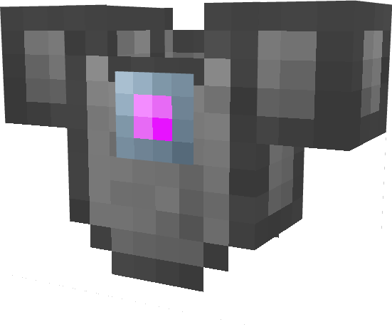 The Creative Energy Core in a steel chestplate