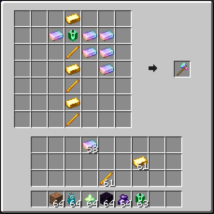 This is the recipe for Arcana axe