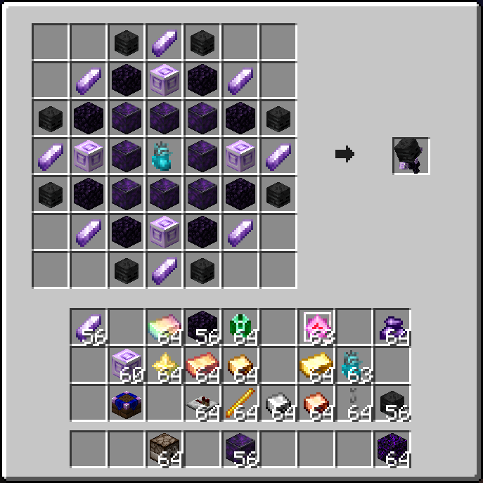 This is the recipe for Darkness Incarnation Totem