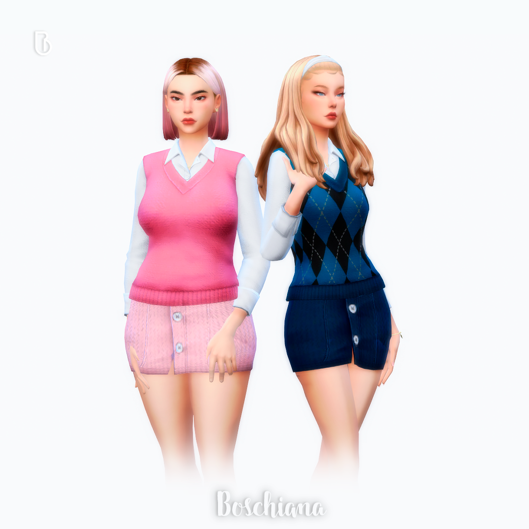 Woman Shirt with Sweater 💎 - Cher Version 2 - Screenshots - The Sims 4 ...