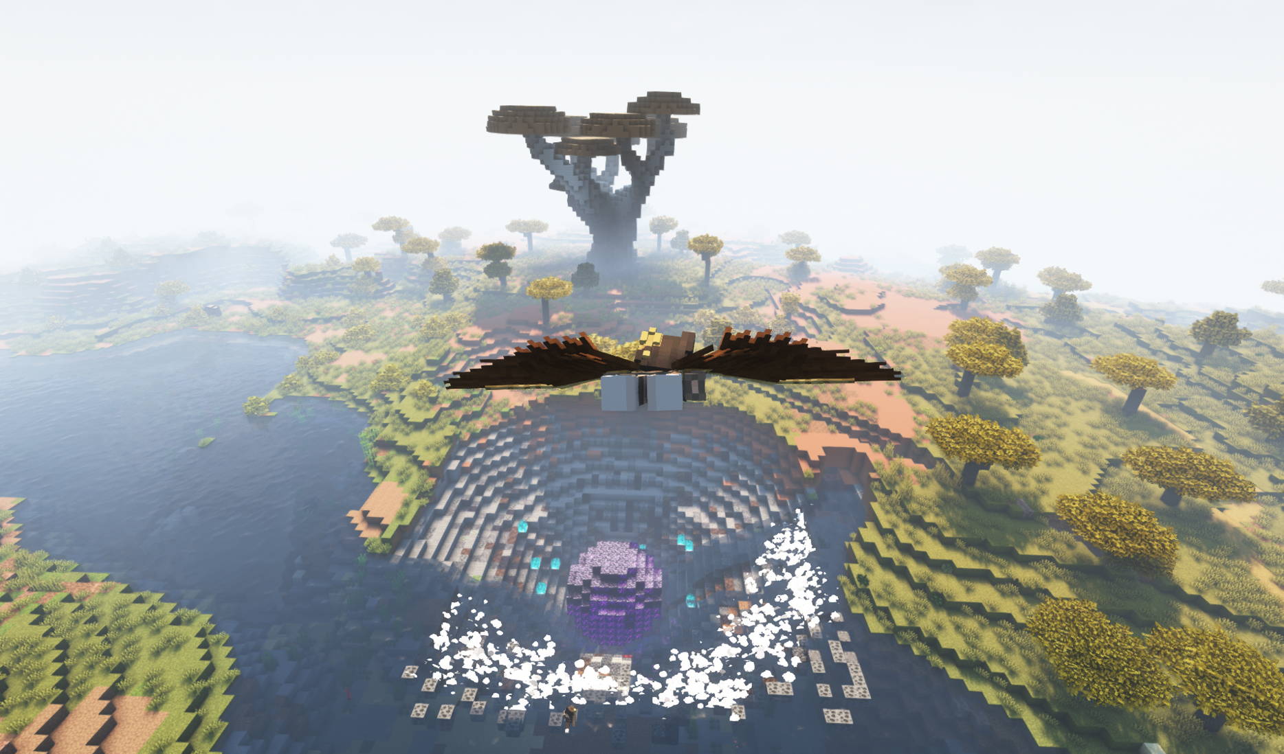 Huge mushroom n meteorite (loot inside)