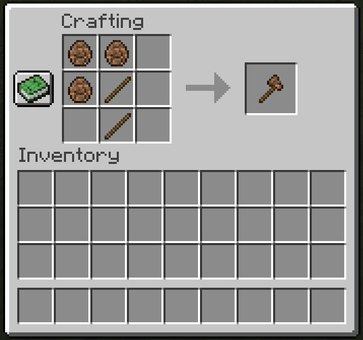 Recipe for Dirt Axe