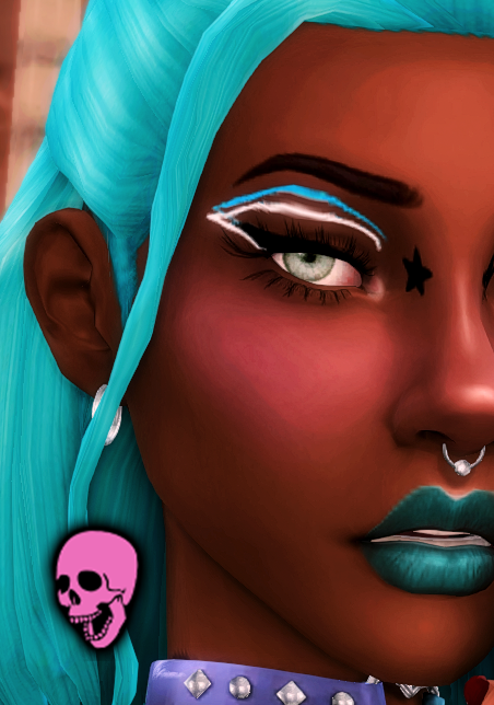 Neon Punk - a makeup set - The Sims 4 Create a Sim - CurseForge