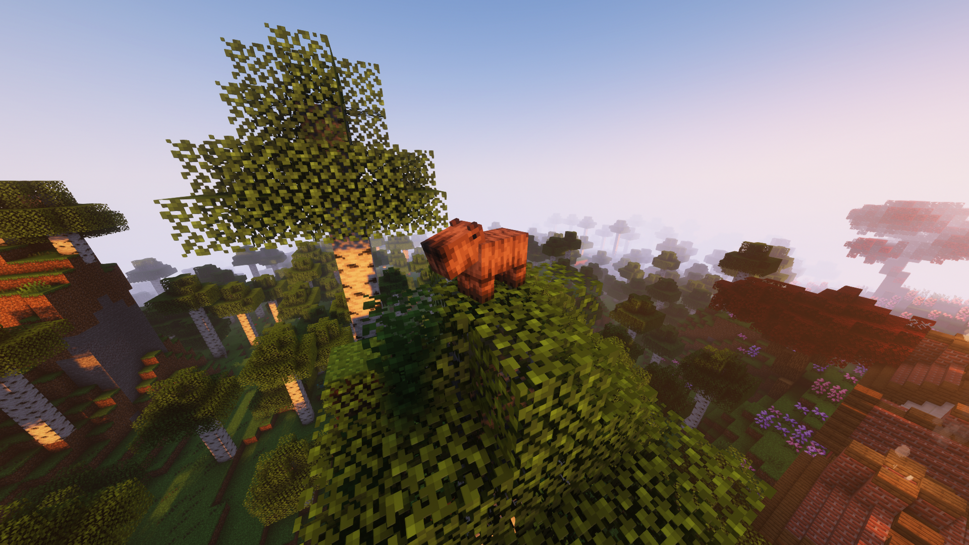 This Minecraft modification introduces a variety of new creatures, from the formidable dragon to the cute red panda. Players can also encounter unique mobs like the lava monster, ice golem, and spirit wolf. These additions add depth and excitement to the g