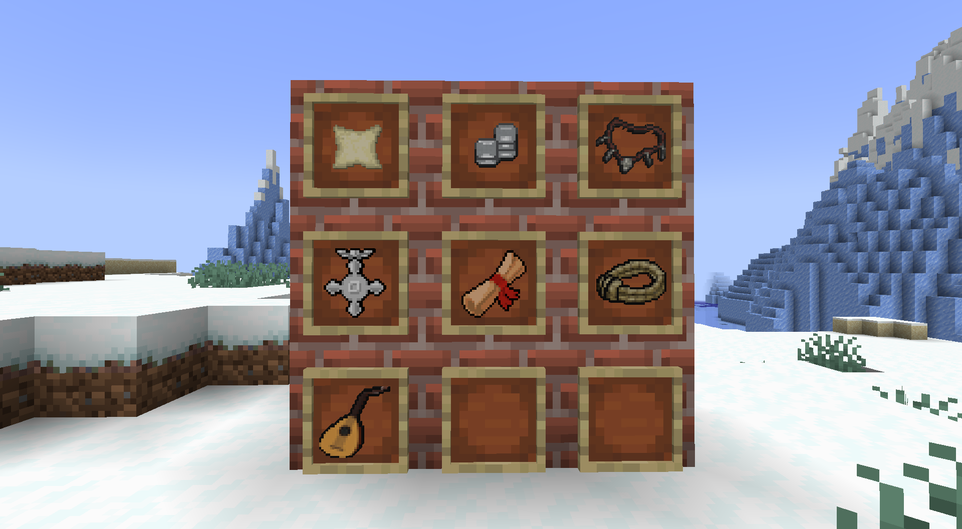 The mod has many tradeable items that you will be able to trade for gear and equipment!