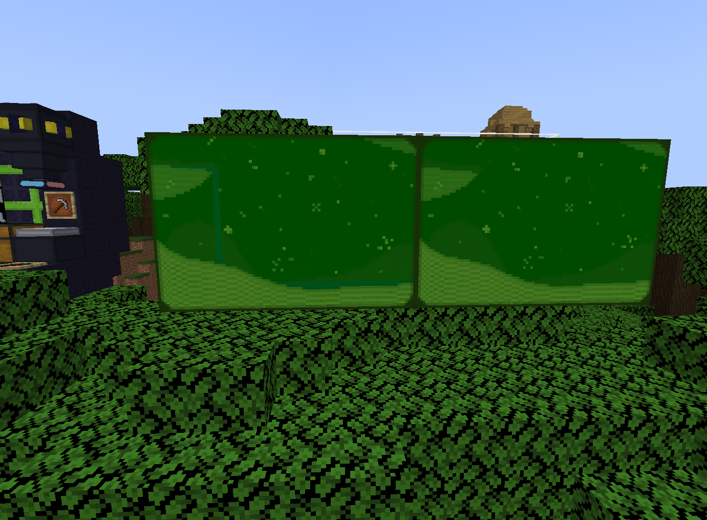 Thumbnail Thanks for 100 downloads! A little about the update:
1. image ^
2. new big structure!
3. unfortunately on the new version mcreator(23) doesn't want to generate more than 1 biome per dimension. (