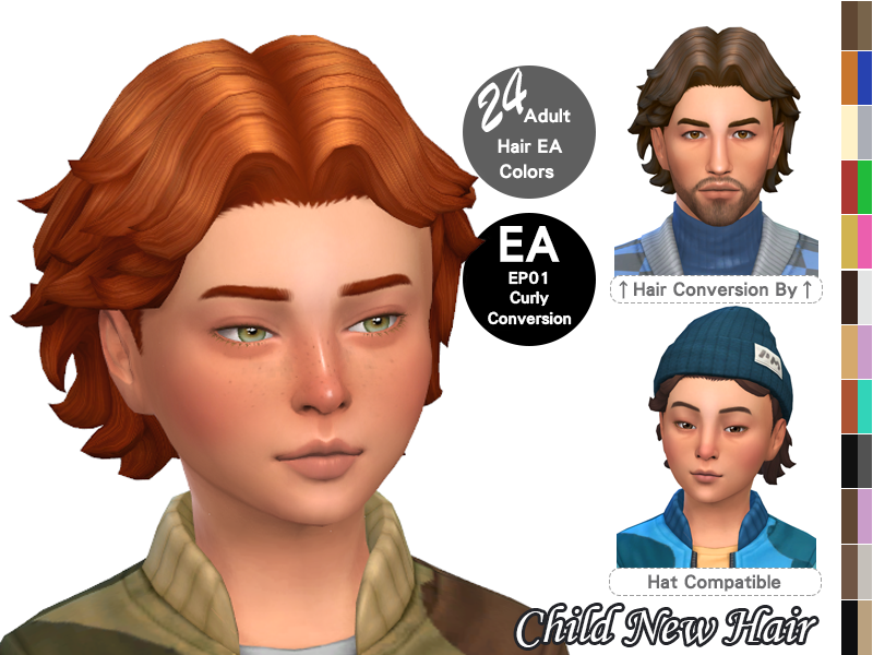 Sims 4 Mens Curly Hair