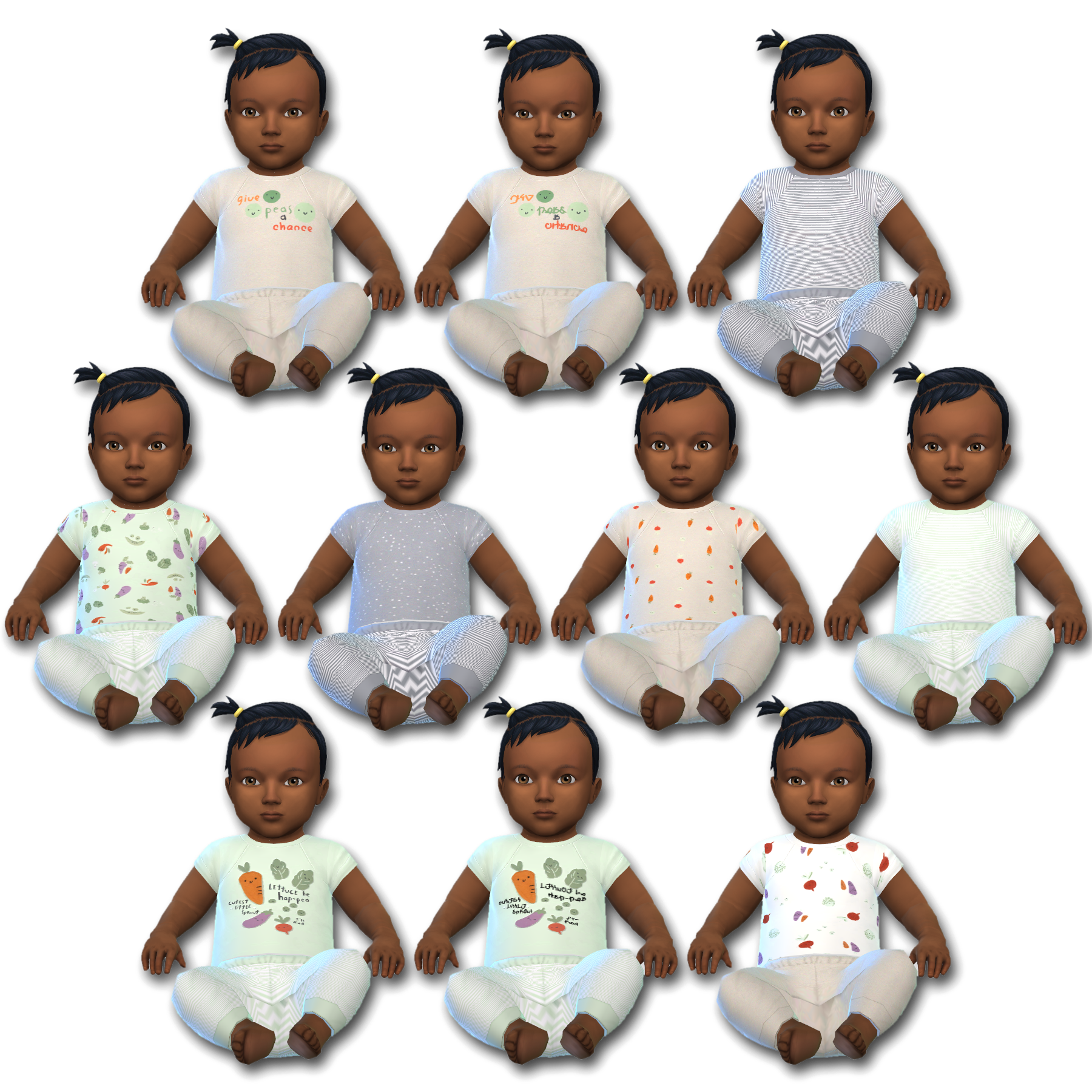 Short Sleeve Onesie with Pants
