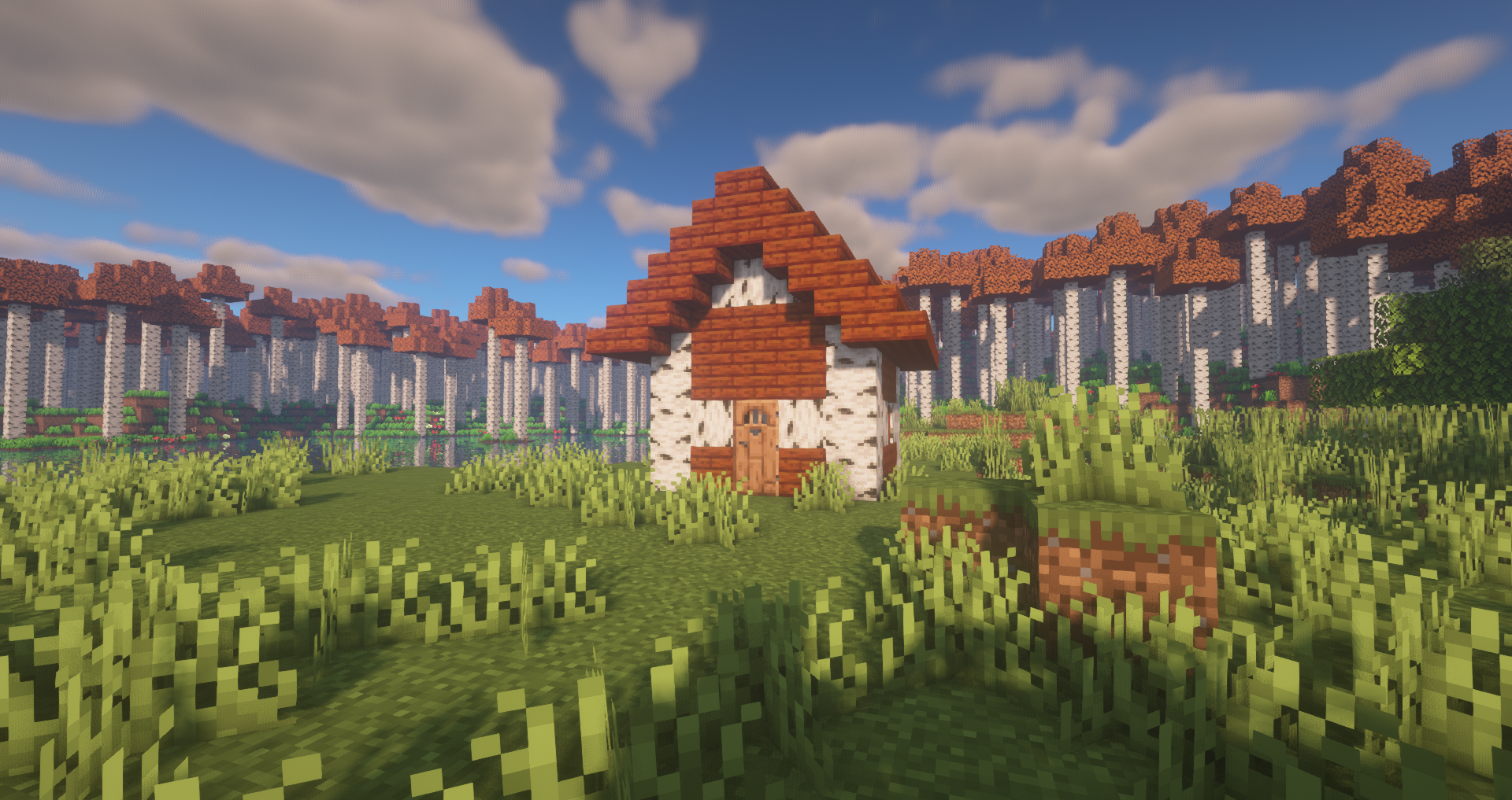 Here we can see a house made of Krisalibab-Wood