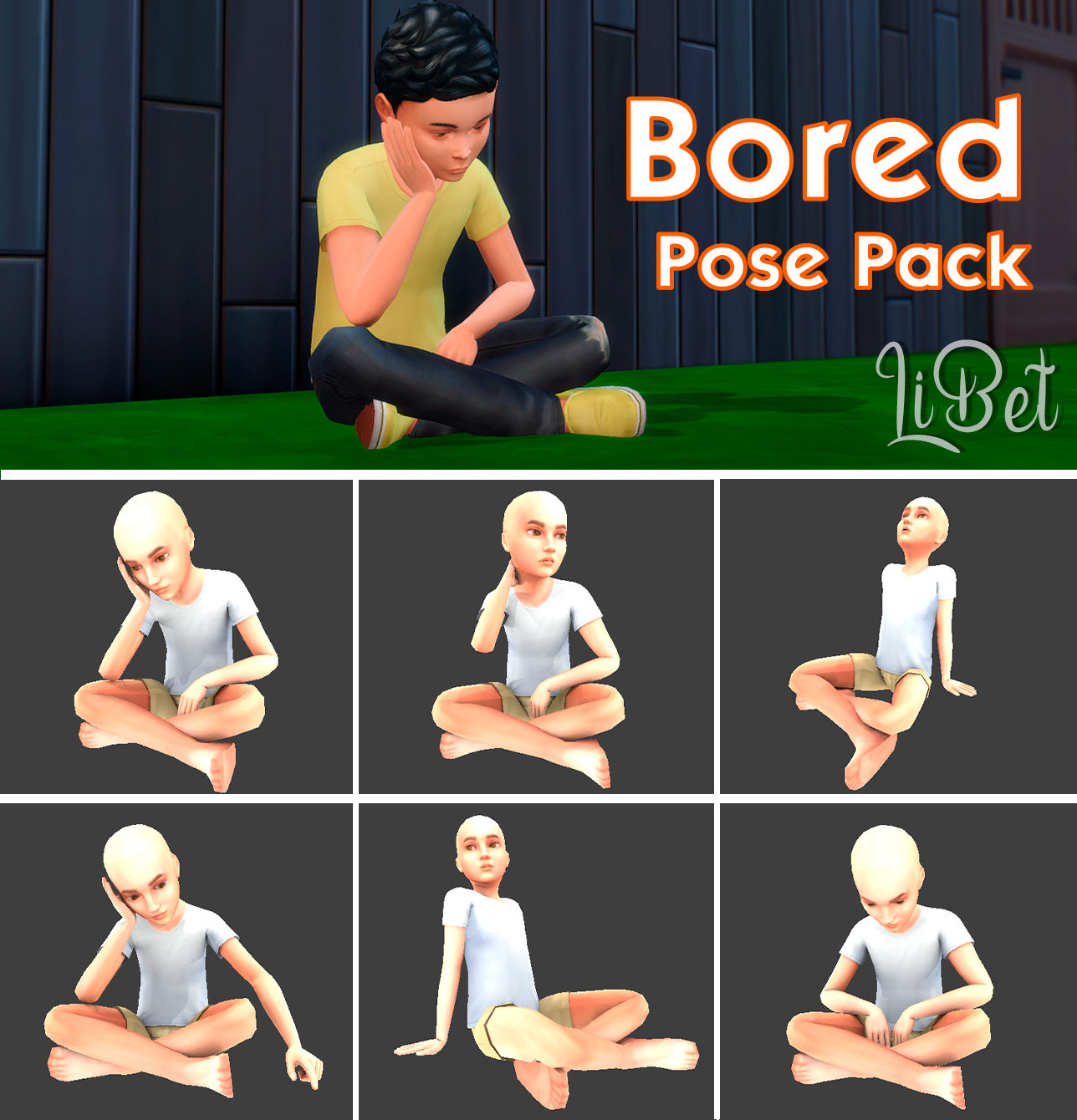 Mod The Sims - Pilates Pose Pack