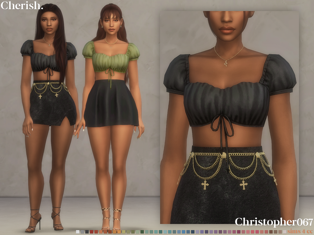 Blair top - The Sims 4 Create a Sim - CurseForge