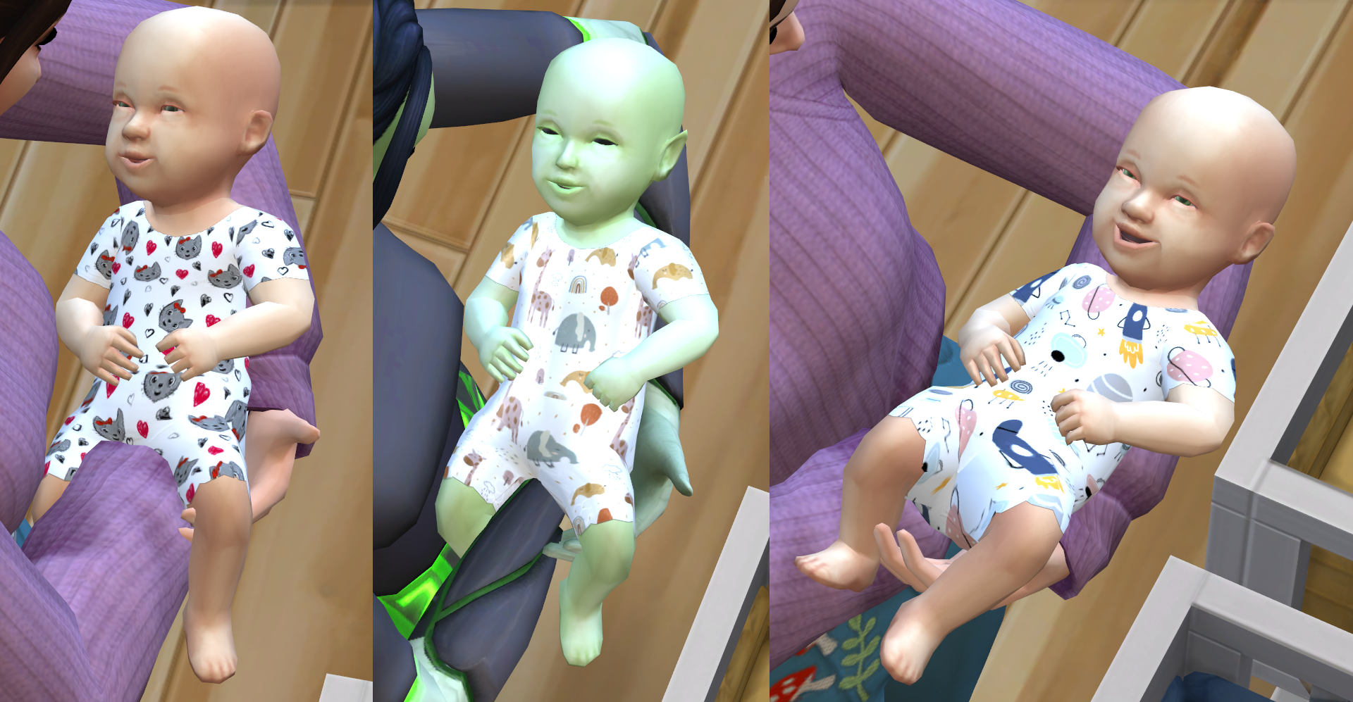 This is what the little outfit will look like in your game