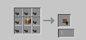 Thumbnail You are able to replace the wood with some ingots to get other upgrades