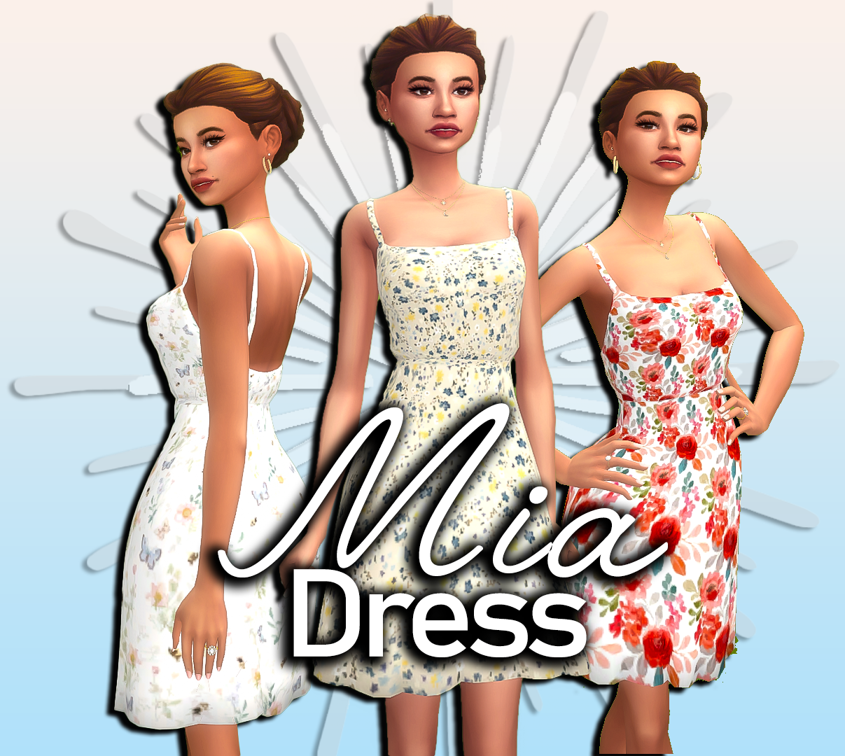 AZALEA DRESS - The Sims 4 Create a Sim - CurseForge