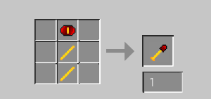 The crafting recipe for Stalinium Shovel