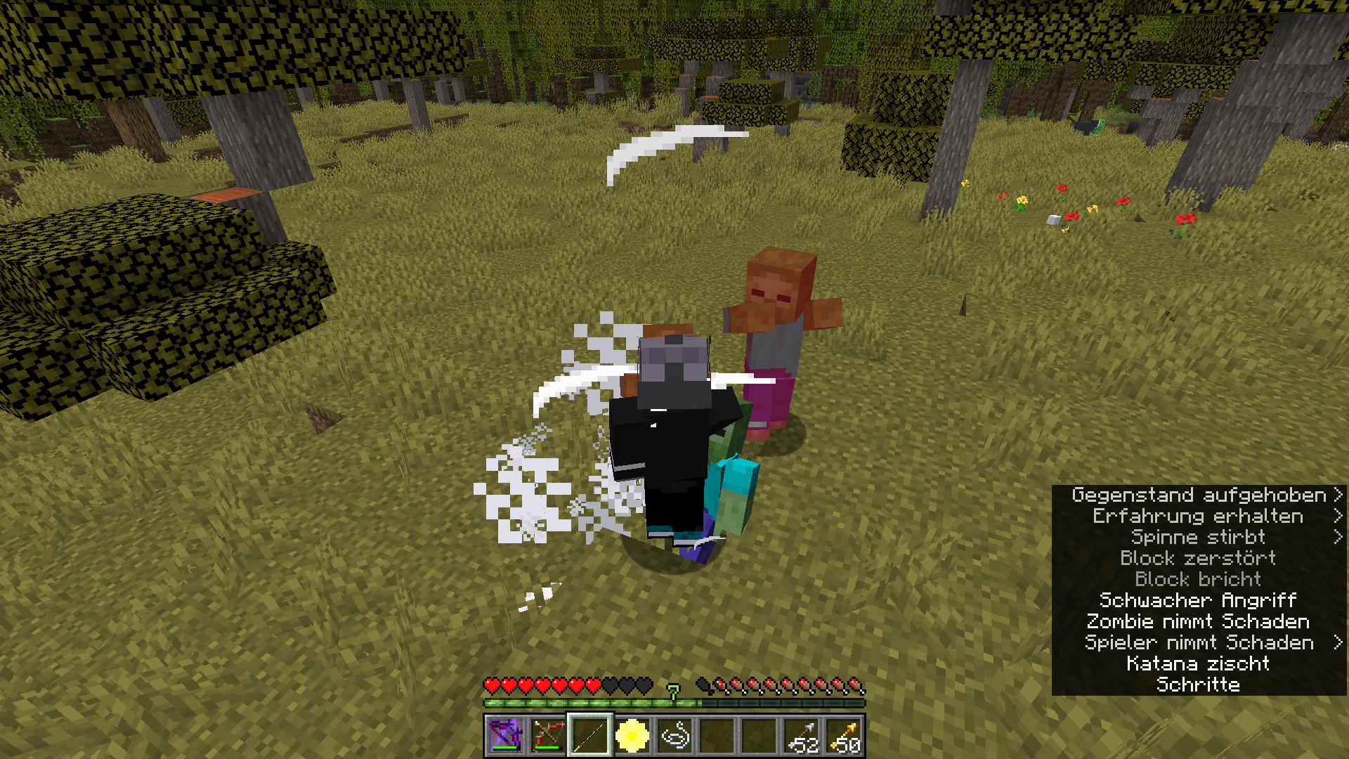 Fighting with the Katana