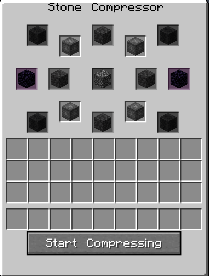 bedrock crafting