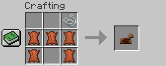 Leather Horse Armor Recipe