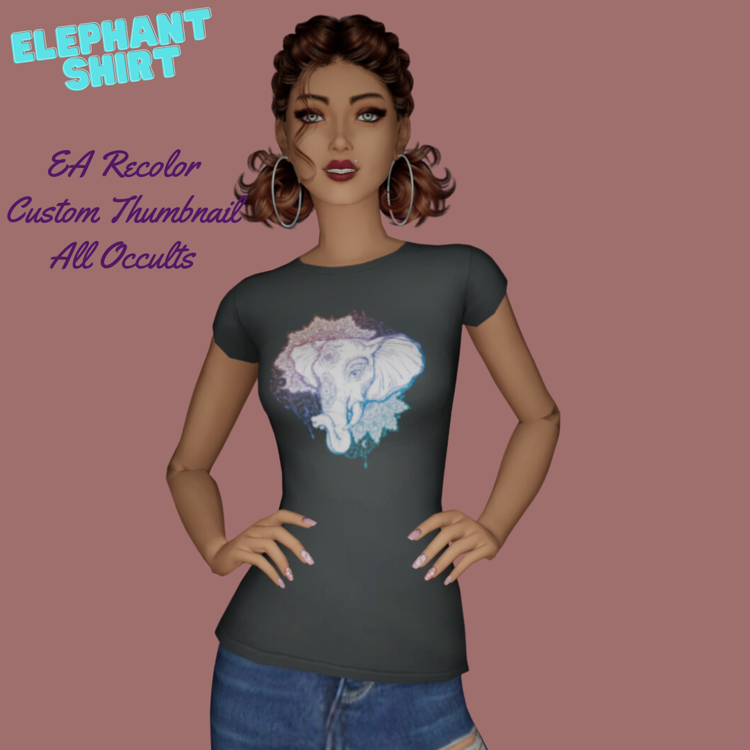 Elephant Shirts - The Sims 4 Create a Sim - CurseForge