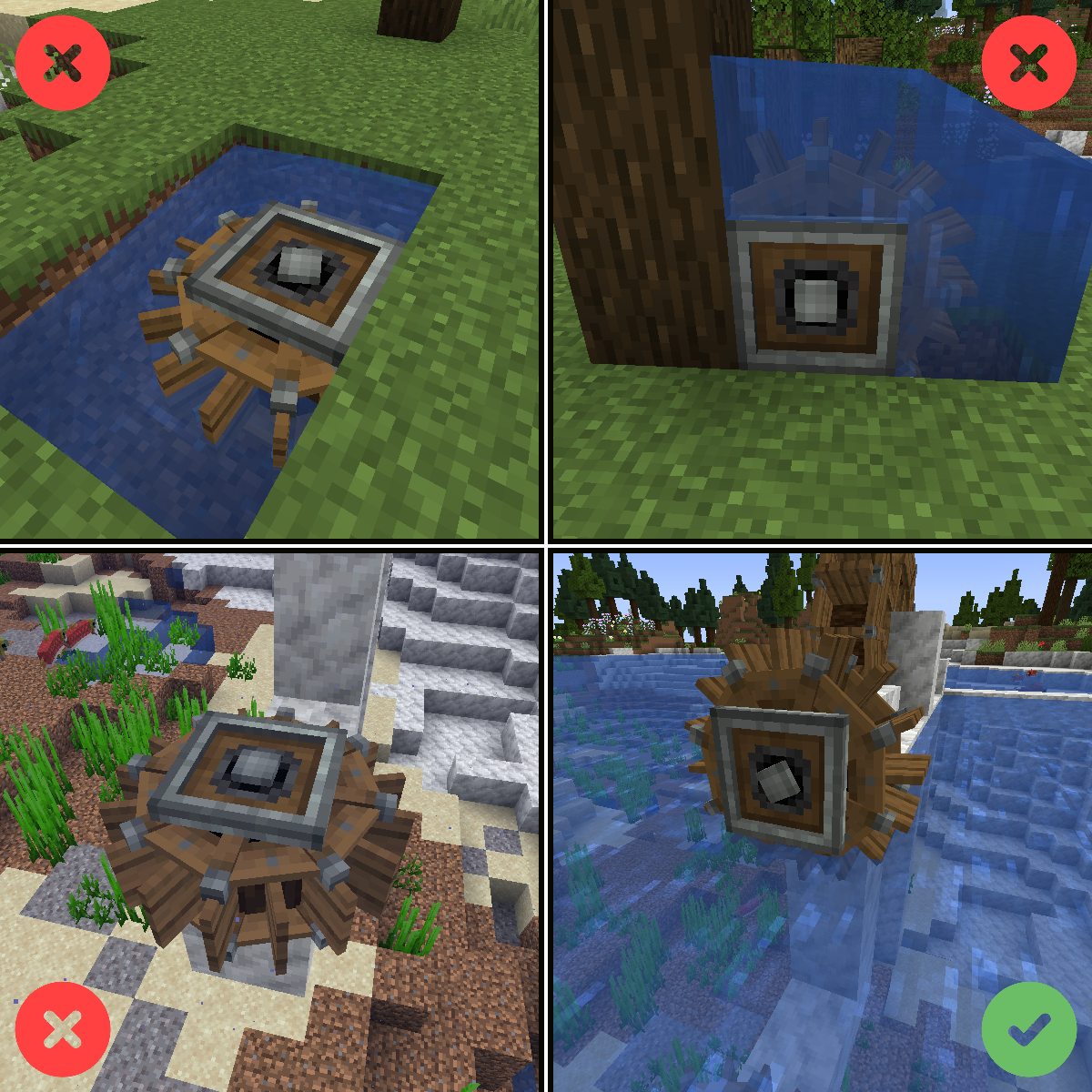 Changed water flow requirement