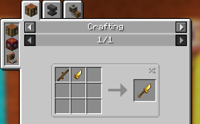 Crafting Golden Glaive