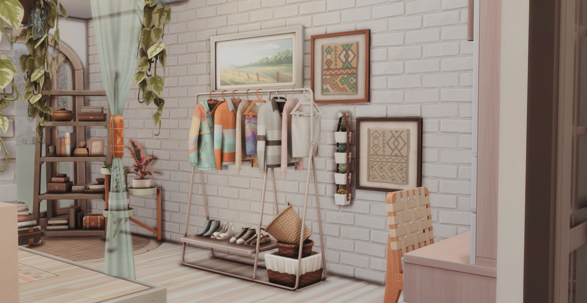 Boho Bedroom Screenshots The Sims 4 Rooms Lots Curseforge
