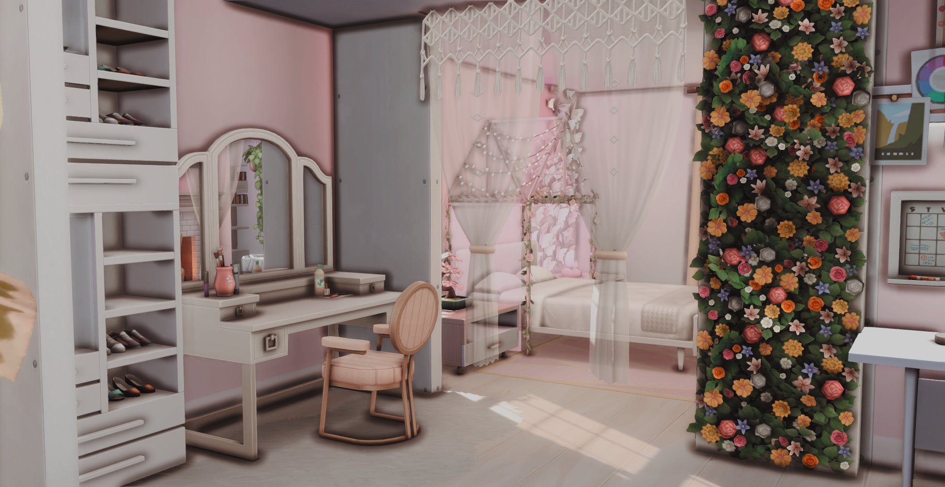 PINK TUMBLR BEDROOM - The Sims 4 Rooms / Lots - CurseForge