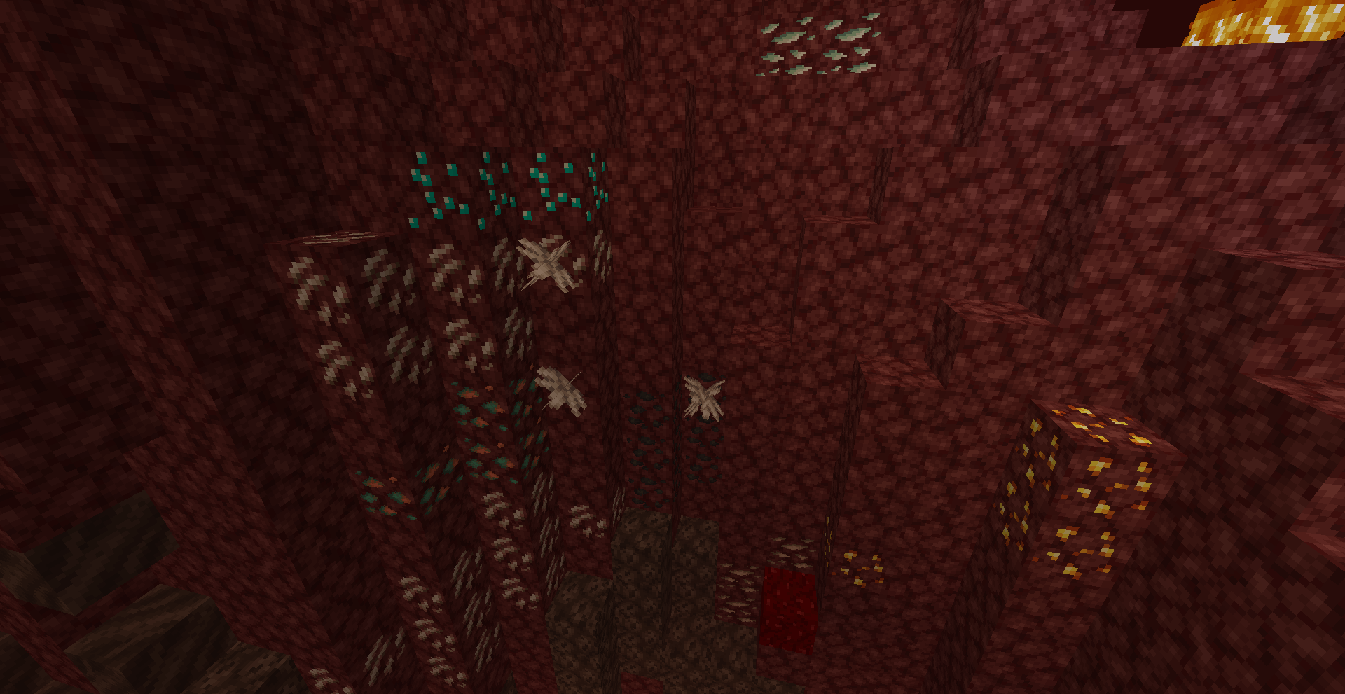 Ores generation in the Nether