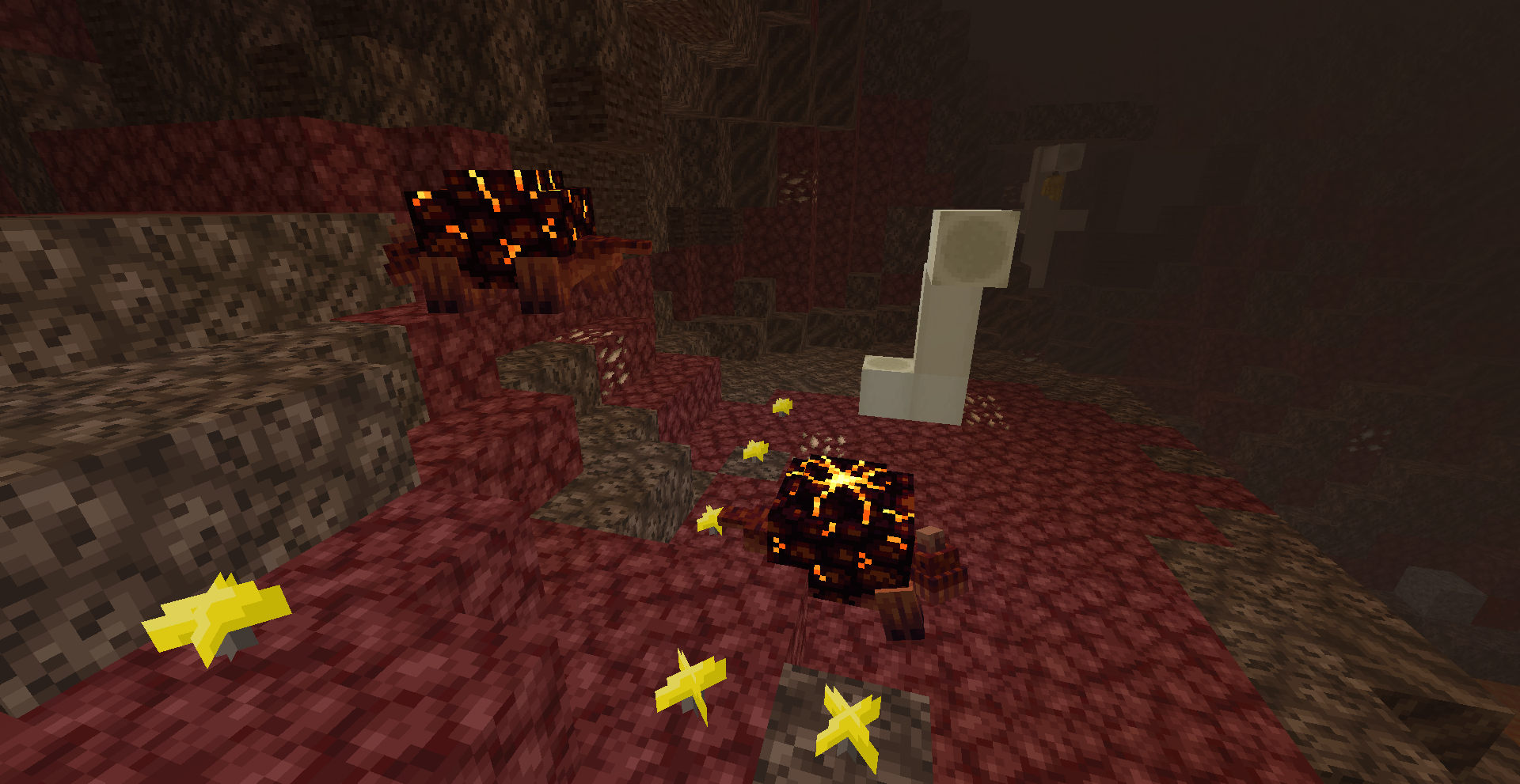 Nether Wastelands full of life...