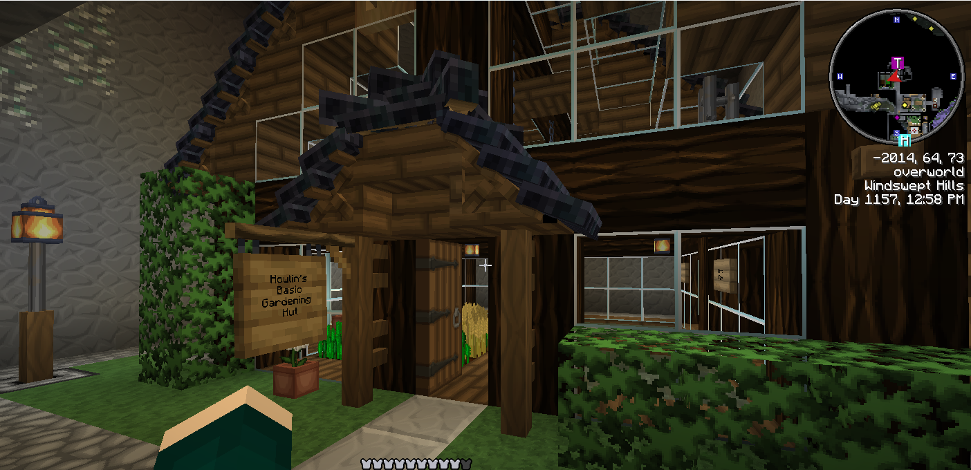 A building placed using minecolonies, repurposed for personal use.