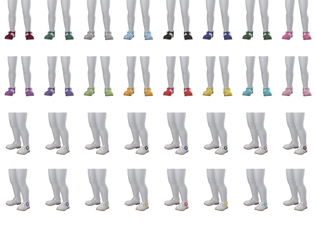 sandals swatches