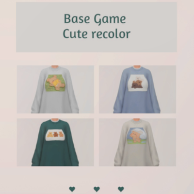PIX - Sweatshirt recolor - The Sims 4 Create a Sim - CurseForge