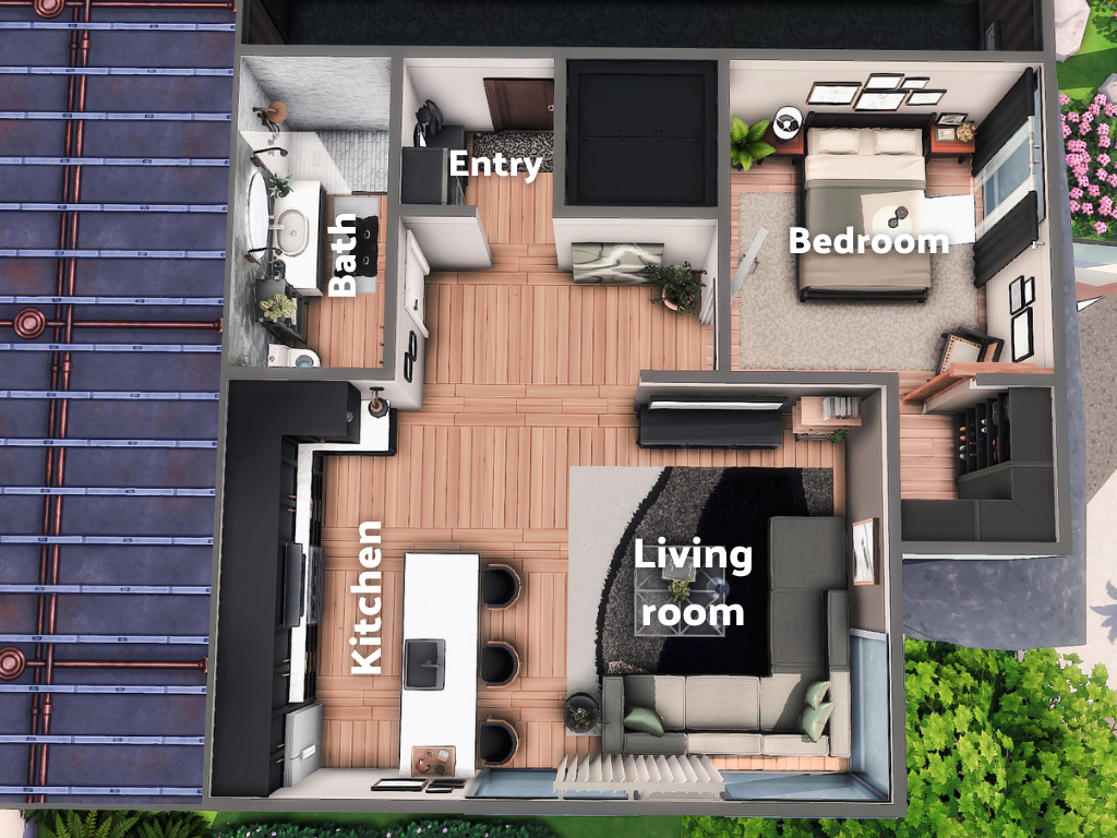 Chic Street Renovation - The Sims 4 Rooms   Lots - Curseforge