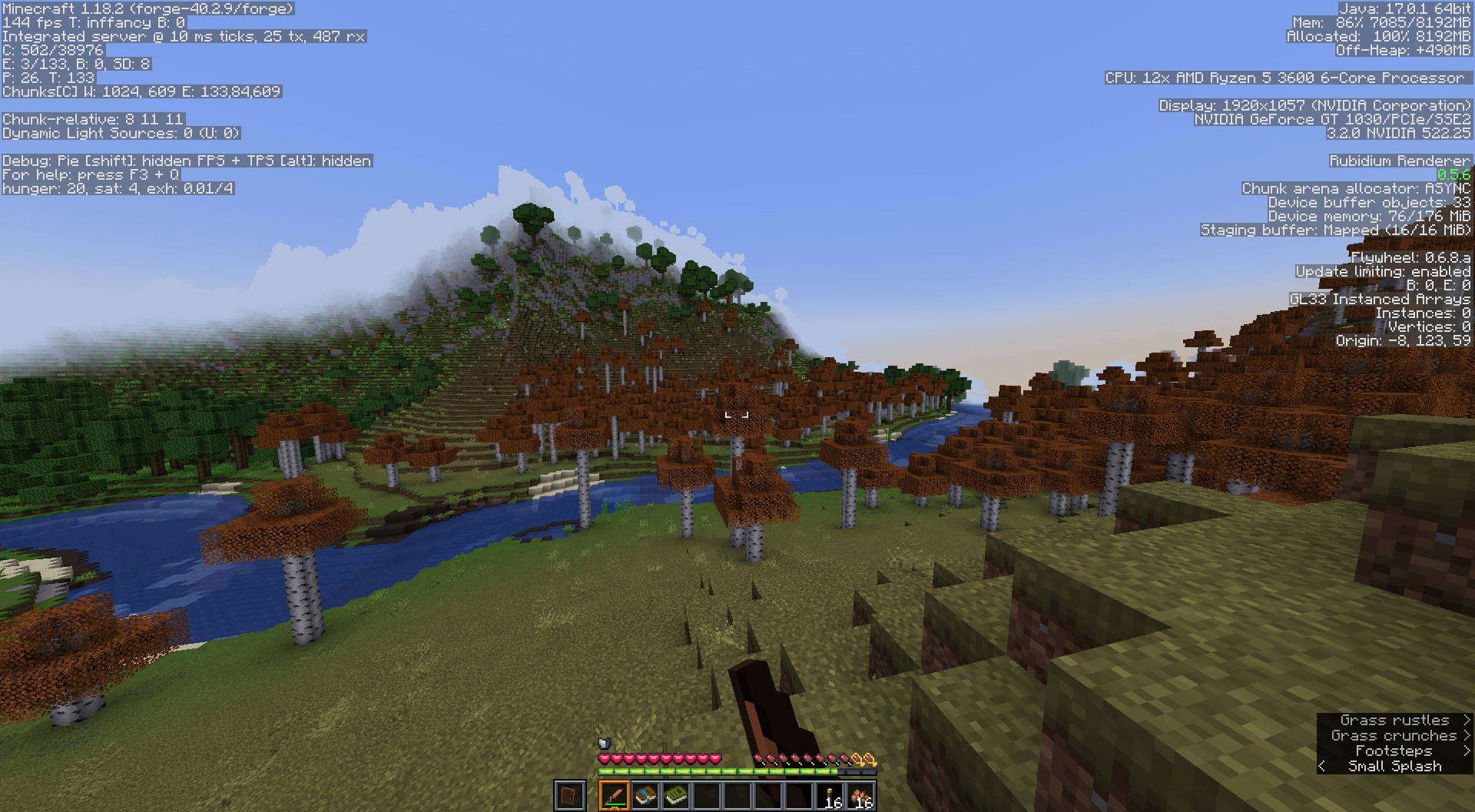 An example of the fps i'm getting with my current hardware.