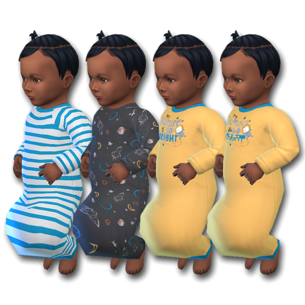 Infant Big Journeys Ahead Pajamas - The Sims 4 Create a Sim - CurseForge