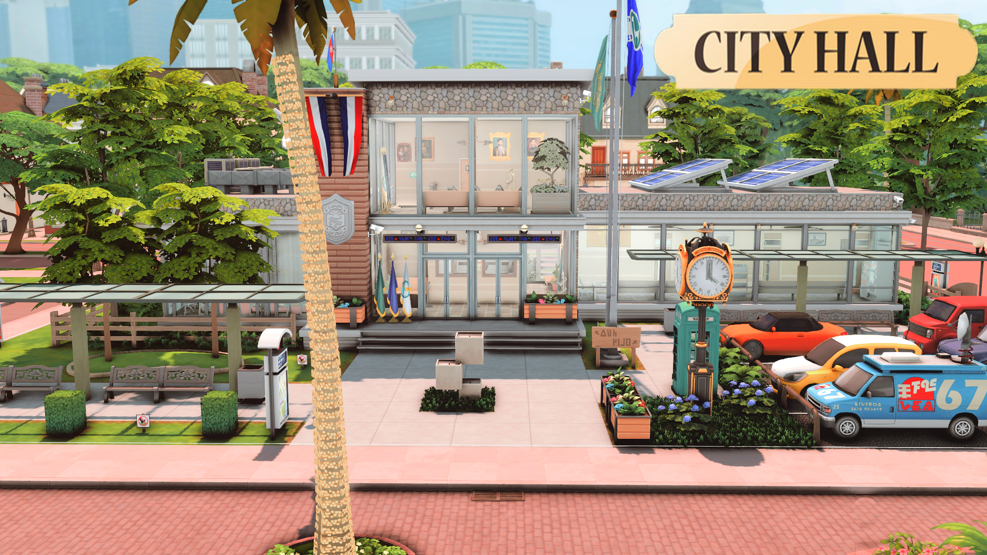 CITY HALL - The Sims 4 Rooms / Lots - CurseForge