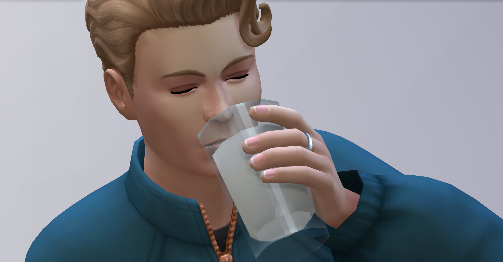 This is what the men's short fingernails will look like in your game