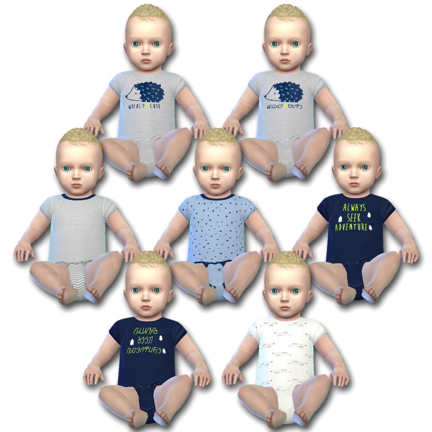 Infant Hedgehog Onesies - The Sims 4 Create a Sim - CurseForge