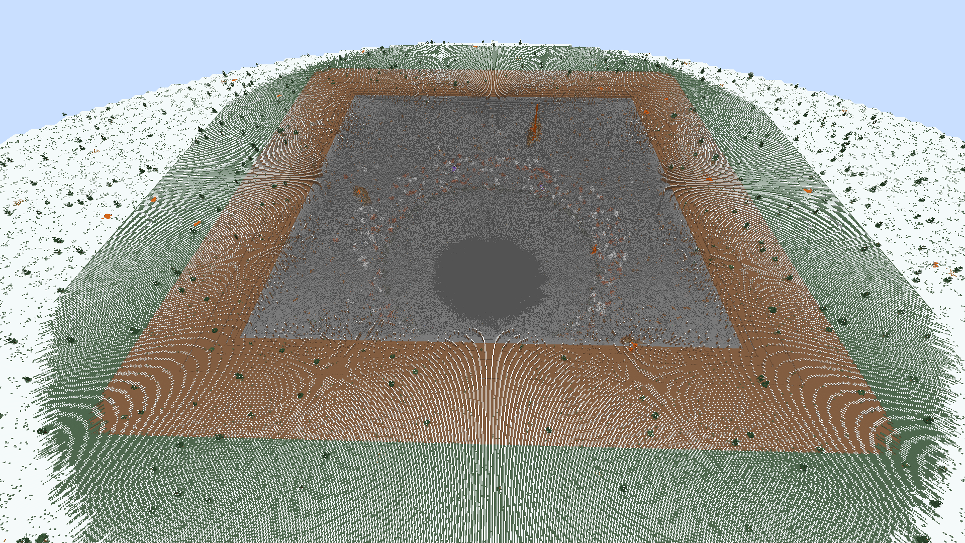 Immense TNT Crater