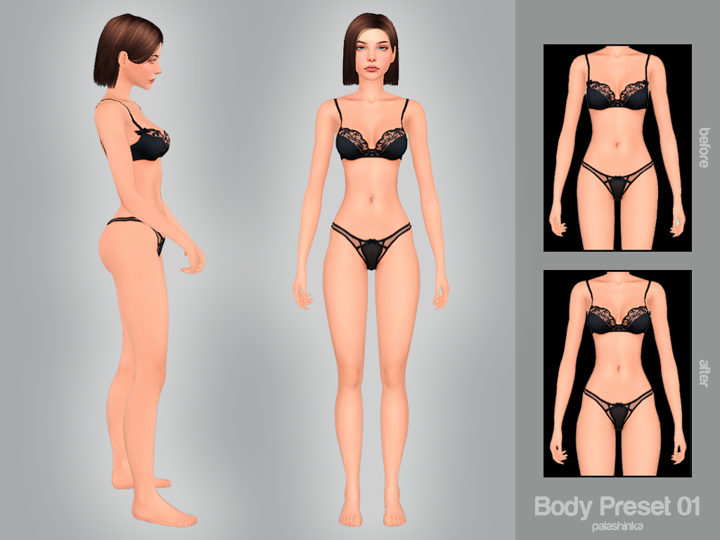 Body Preset N1 Palashinka The Sims 4 Create A Sim Curseforge