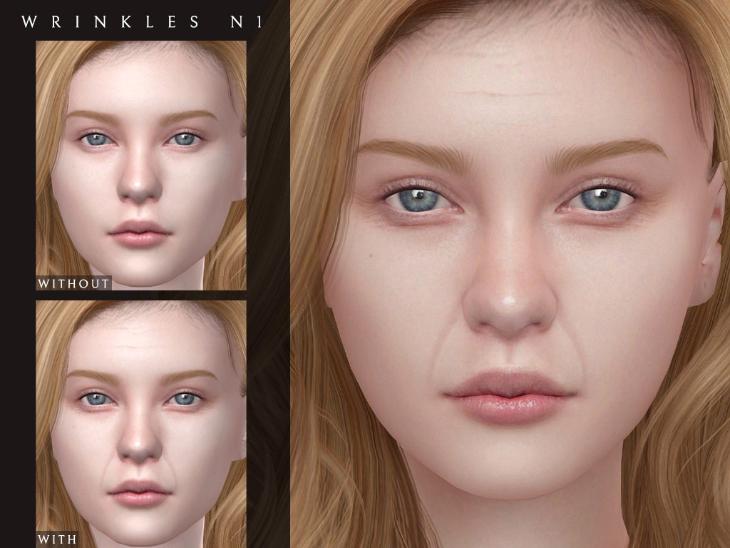 Wrinkles N1 The Sims 4 Create a Sim CurseForge